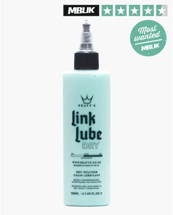 Kedjeolja Peaty's LinkLube Dry 120ml