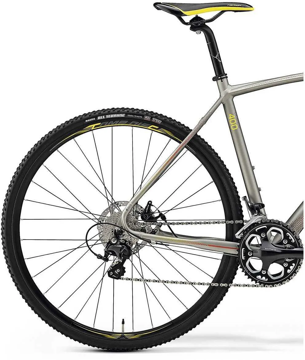 Merida Cyclo Cross 400 titan/gul/röd - Racer, Gravel & Triathlon