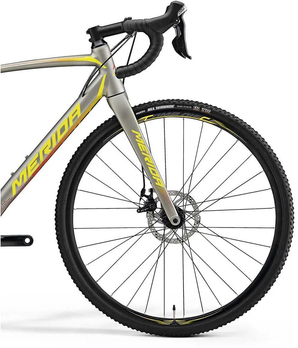Merida Cyclo Cross 400 titan/gul/röd - Racer, Gravel & Triathlon
