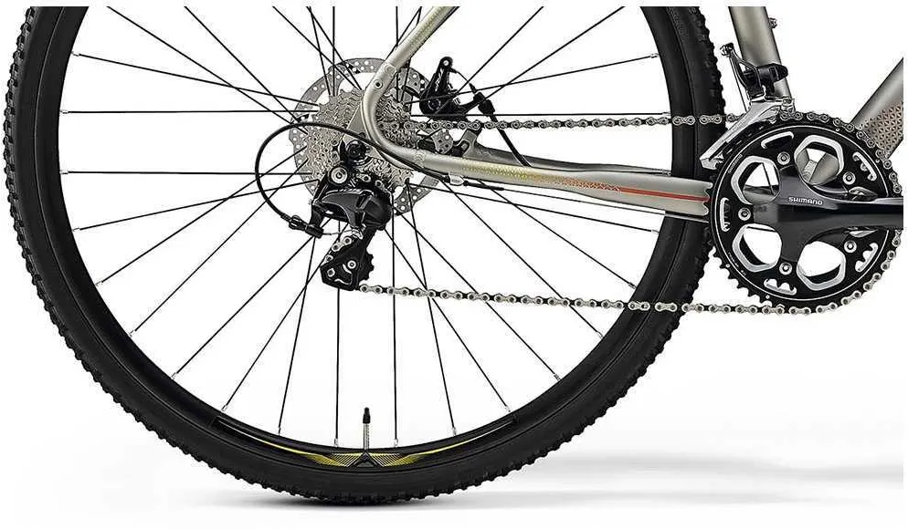 Merida Cyclo Cross 400 titan/gul/röd - Racer, Gravel & Triathlon