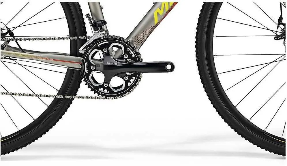 Merida Cyclo Cross 400 titan/gul/röd - Racer, Gravel & Triathlon