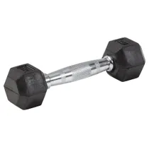 Hexhantel Master Fitness Gummi / Krom 3 KG