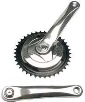 VEVARMSSET STANDARD 38T 170MM SILVER (FYRKANTSAXEL)