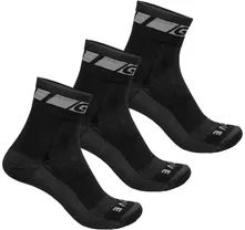 GripGrab Merino Regular Cut Strumpor 3-Pack Black