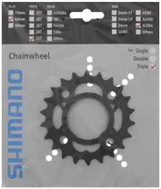 Drev Shimano FC-M361 svart 64 bcd 9 v&auml;xlar 22T