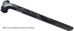 Sadelstolpe Pro Vibe 0 mm offset 31.6 x 350 mm svart
