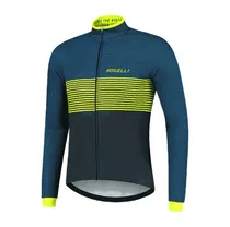 Cykeljacka Rogelli Boost Blå/Gul