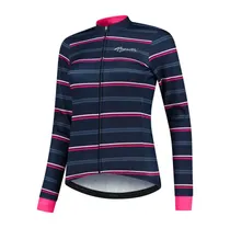 Cykeljacka Rogelli Stripe Women Blå/Rosa