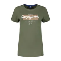 Fritidströja Rogelli Graphic T-shirt Women Grön