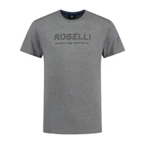 Fritidströja Rogelli Logo T-shirt Grå/Blå
