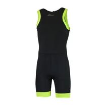 Triathlon-puku Rogelli Taupo musta/keltainen