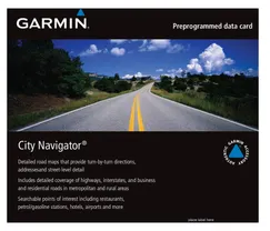 Kartta Garmin MicroSDT/SDT Card: City Navigator North America Nt