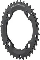 Drev SRAM X0/X9 No-Pin 104 bcd 10 v&auml;xlar 38T svart