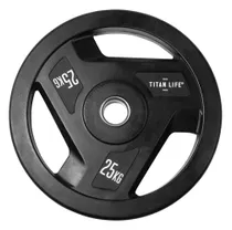 Viktskivor Gummerade Titan Life Pro Pro Weight Disc Rubber 20 black