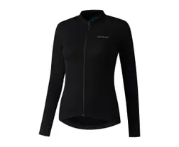 Tröja Shimano Elemento LS Jersey Dam Svart