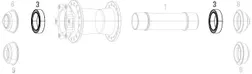 Konelaakeri SRAM Rise 60 M.Fl Etukiekko 23x32x7mm 2-pack