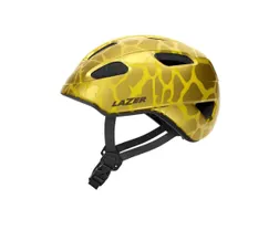 Cykelhjälm Lazer Pnut KinetiCore Grönt Spänne Golden Giraffe