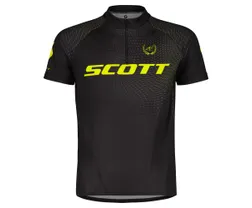 Cykeltröja Scott Barn RC Pro SS black/sulphur yellow
