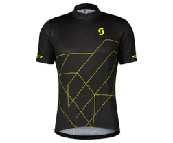 Cykeltröja Scott RC Team 20 SS black/sulphur yellow
