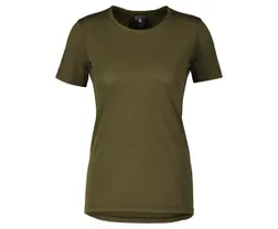 Py&ouml;r&auml;ilypaita Scott Tee Naisten Commuter Merino kuusen vihre&auml;