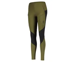 Vapaa-ajan housut Scott Full Tights Naisten Explorair fir vihreä/musta