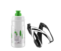 Flaskst&auml;llskit Elite CEO Black Glossy +Bottle Jet 350ml Clear Log Green