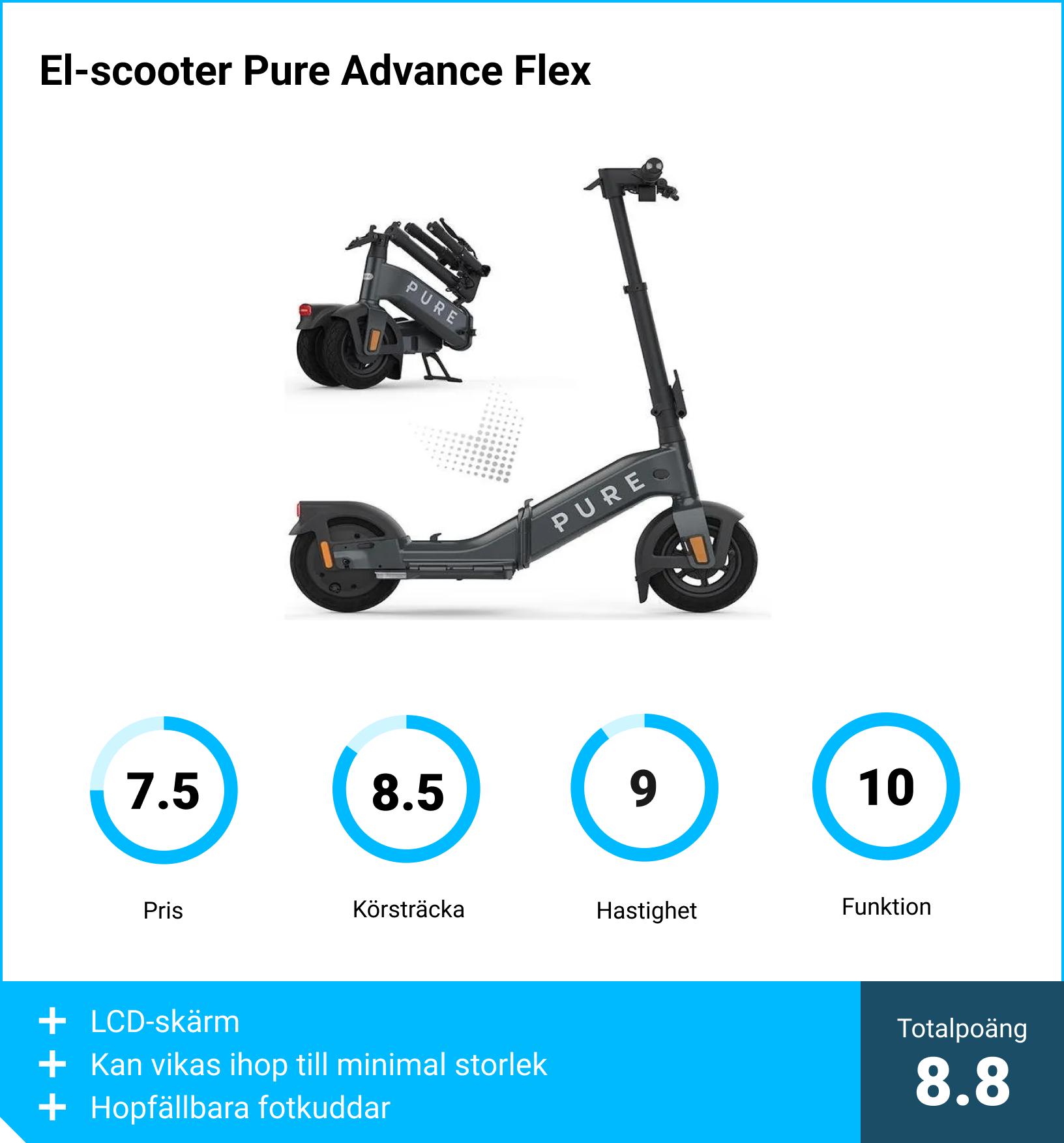 El-scooter Pure Advance Flex 