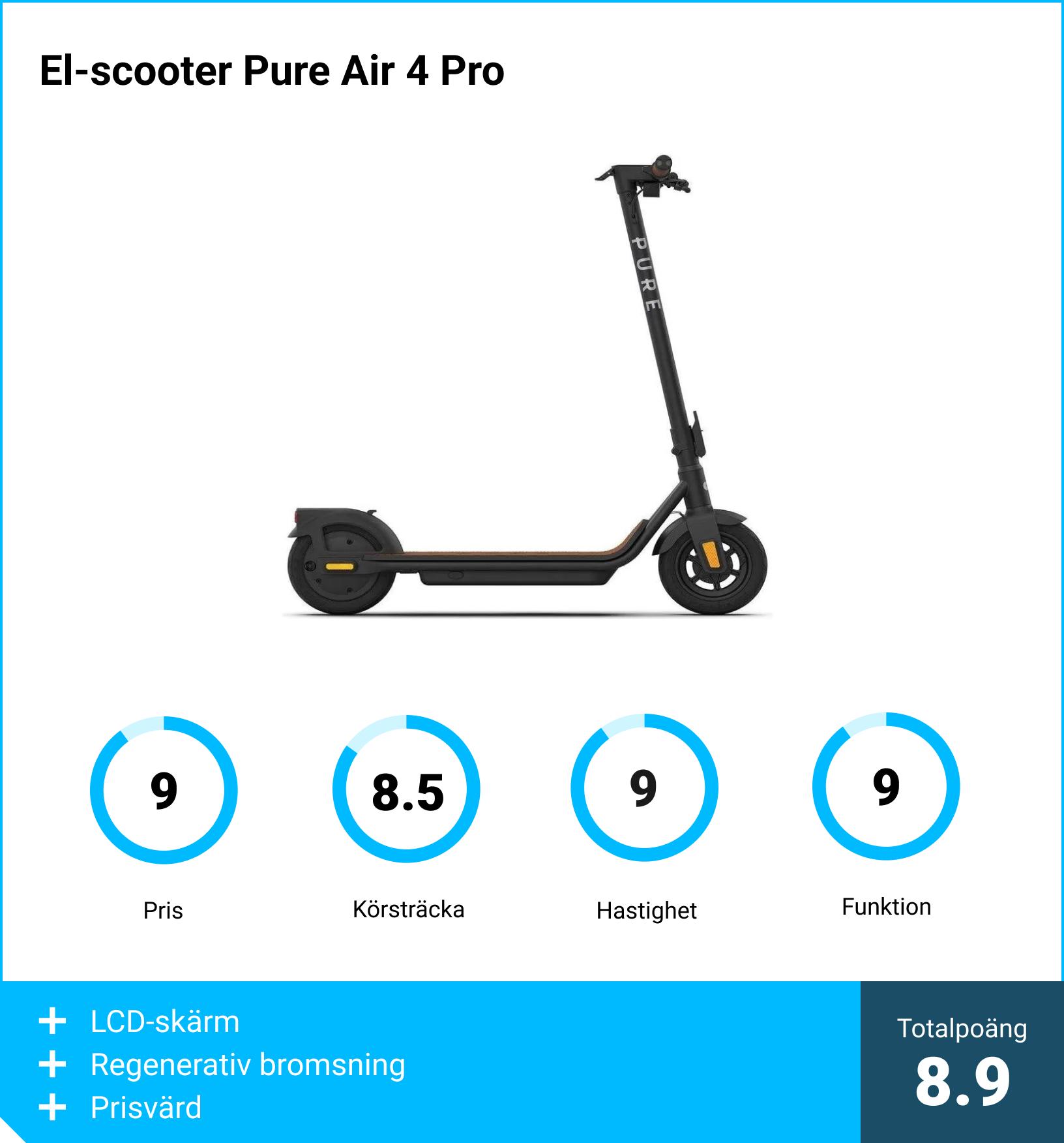 El-scooter Pure Air 4 Pro