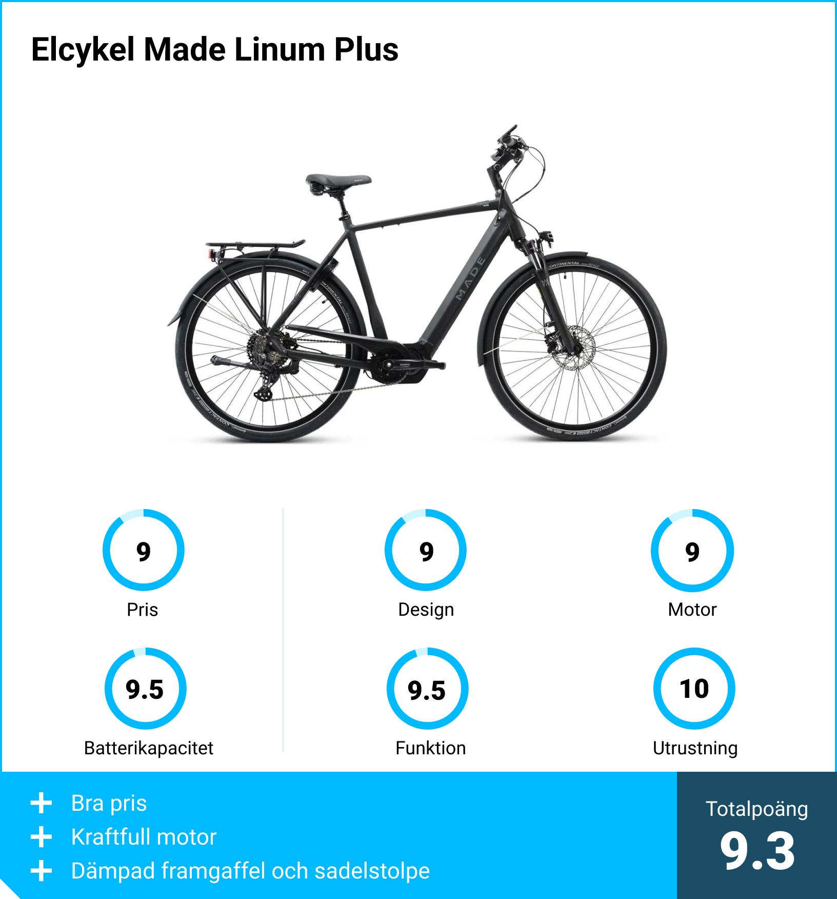 Elcykel Made Linum Plus v2 Elcykel Made Linum Plus v2