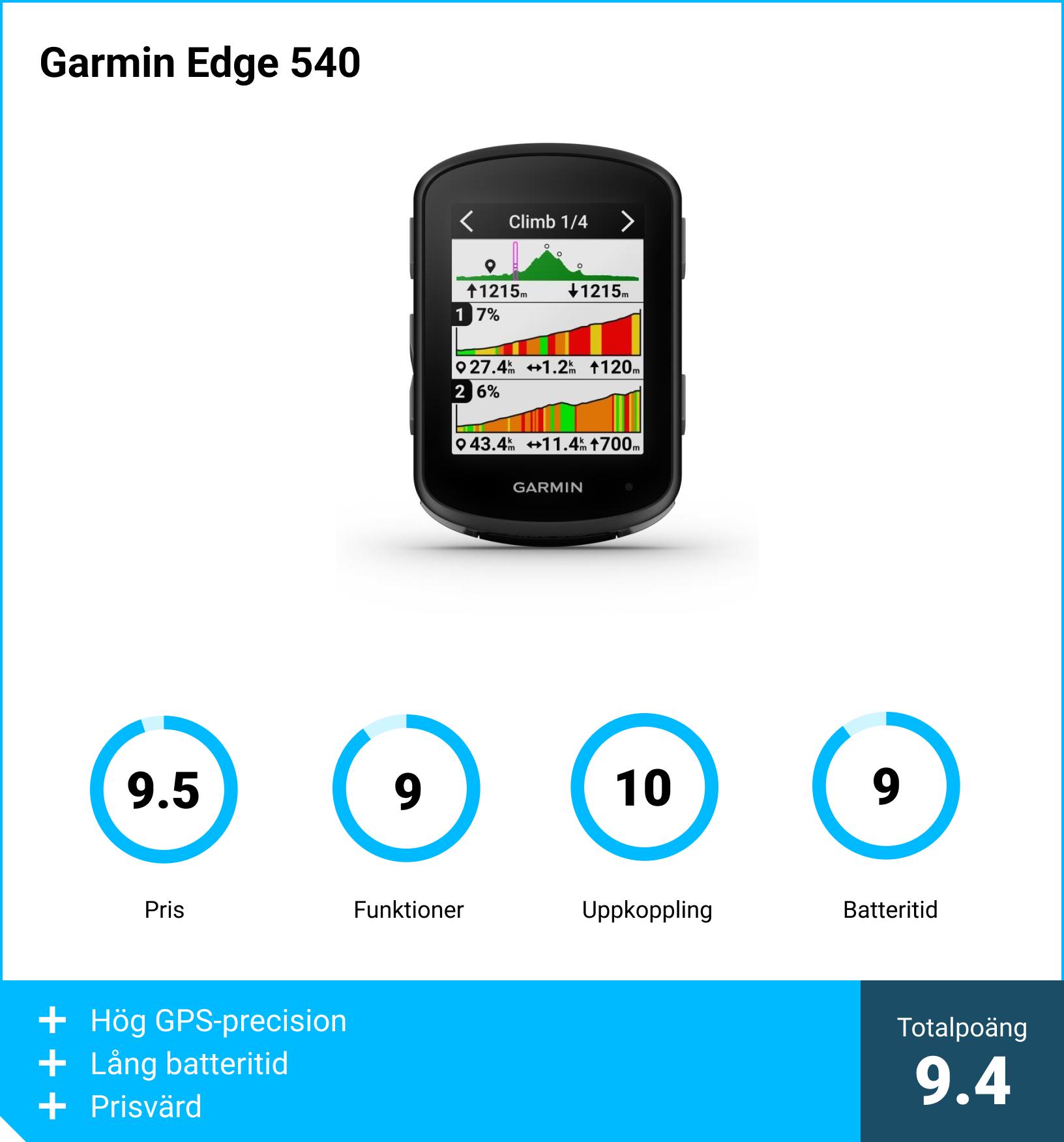 Cykeldator Garmin Edge 540 Cykeldator Garmin Edge 540