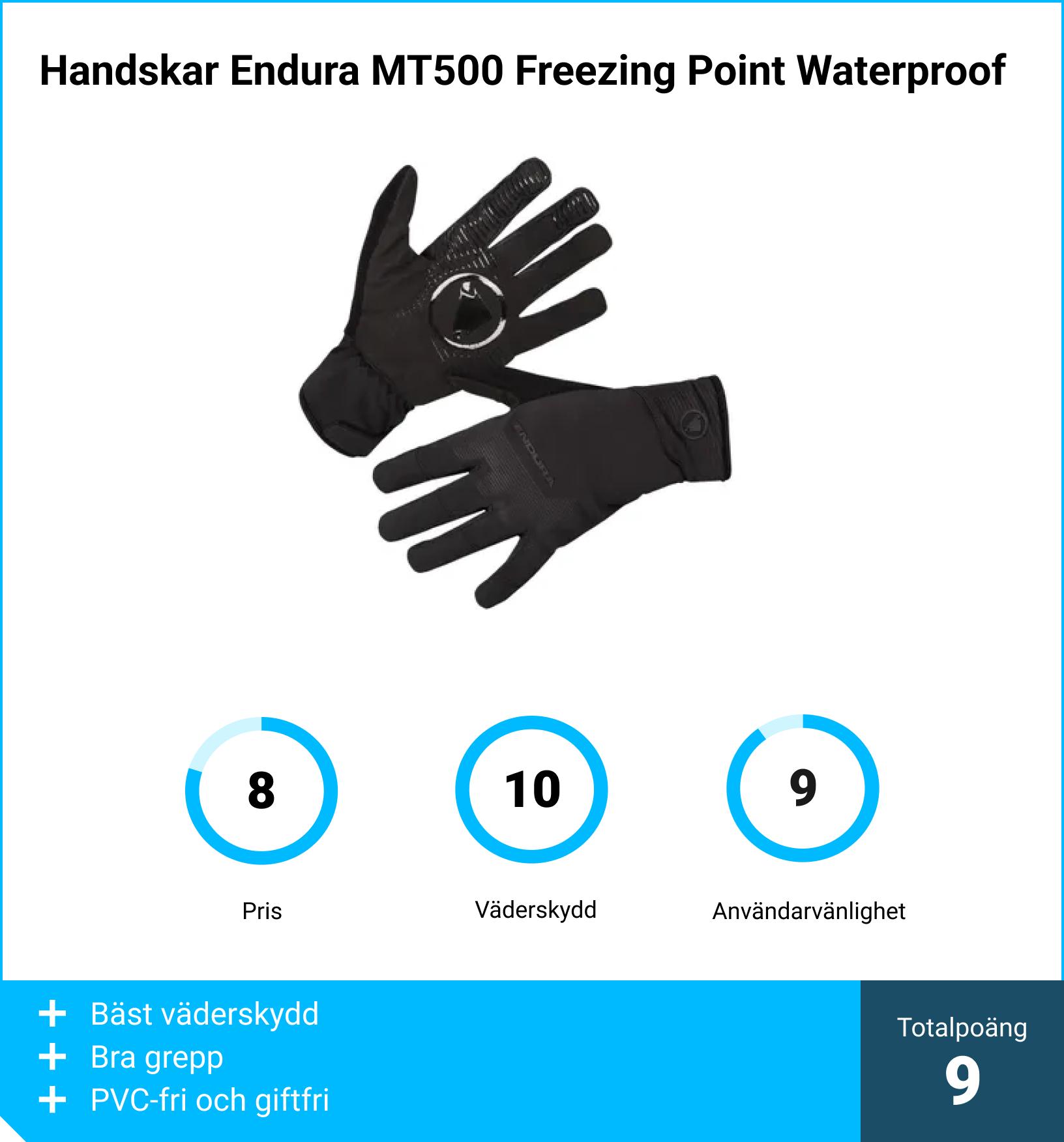 Handskar Endura MT500 Freezing Point Waterproof Handskar Endura MT500 Freezing Point Waterproof