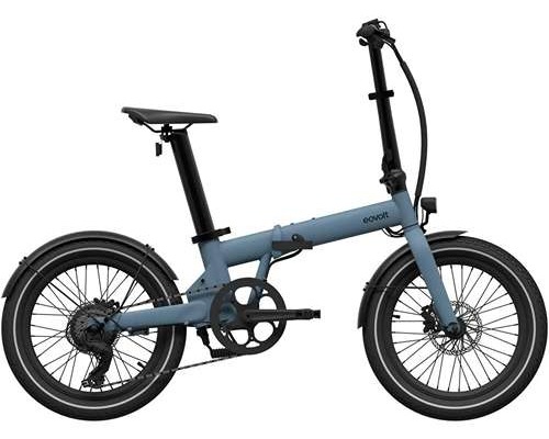 B&auml;sta elcykeln - eovolt-hopfallbar-elcykel-afternoon-ocean-blue 