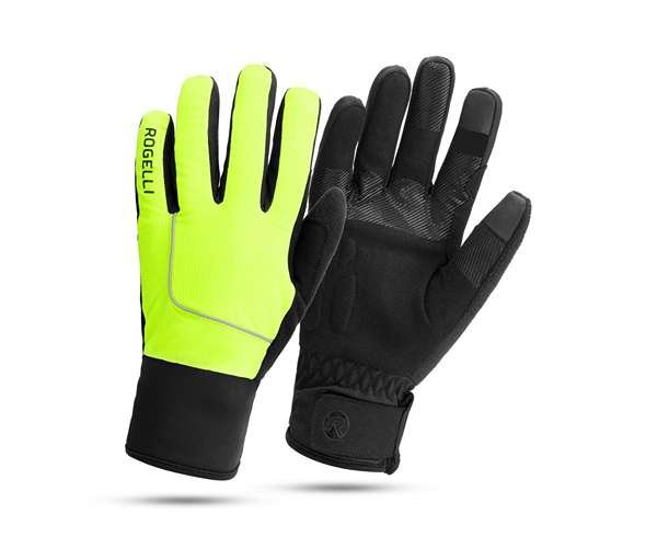 Vattentäta cykelhandskar - vinterhandskar-rogelli-winter-essential-fluo