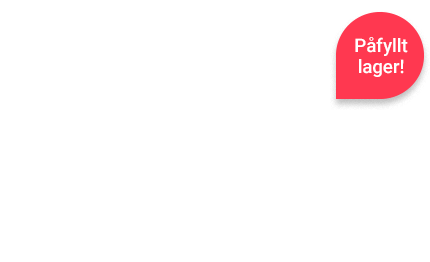 Text: Påfyllt lager av cykelhjälmar från Lazer