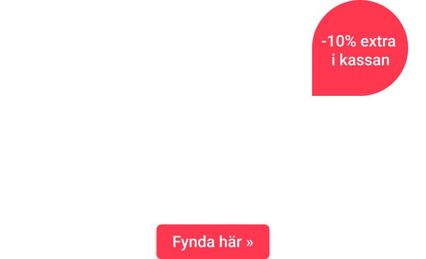 Text: 10% extra rabatt på utvalda mountainbikes
